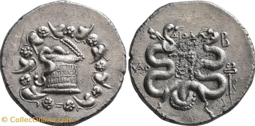 GCV 5149 Phrygia, Laodikeia. Circa 133/88-67 BC. Cistophorus coins ancient greek gcv 5149 phrygia laodikeia circa 133 88 67 bc cistophorus