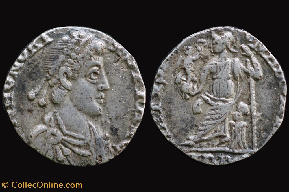 RCV 20968 - Honorius, AR Siliqua coin ancient b to roman republicain imperial rcv 20968 honorius ar siliqua