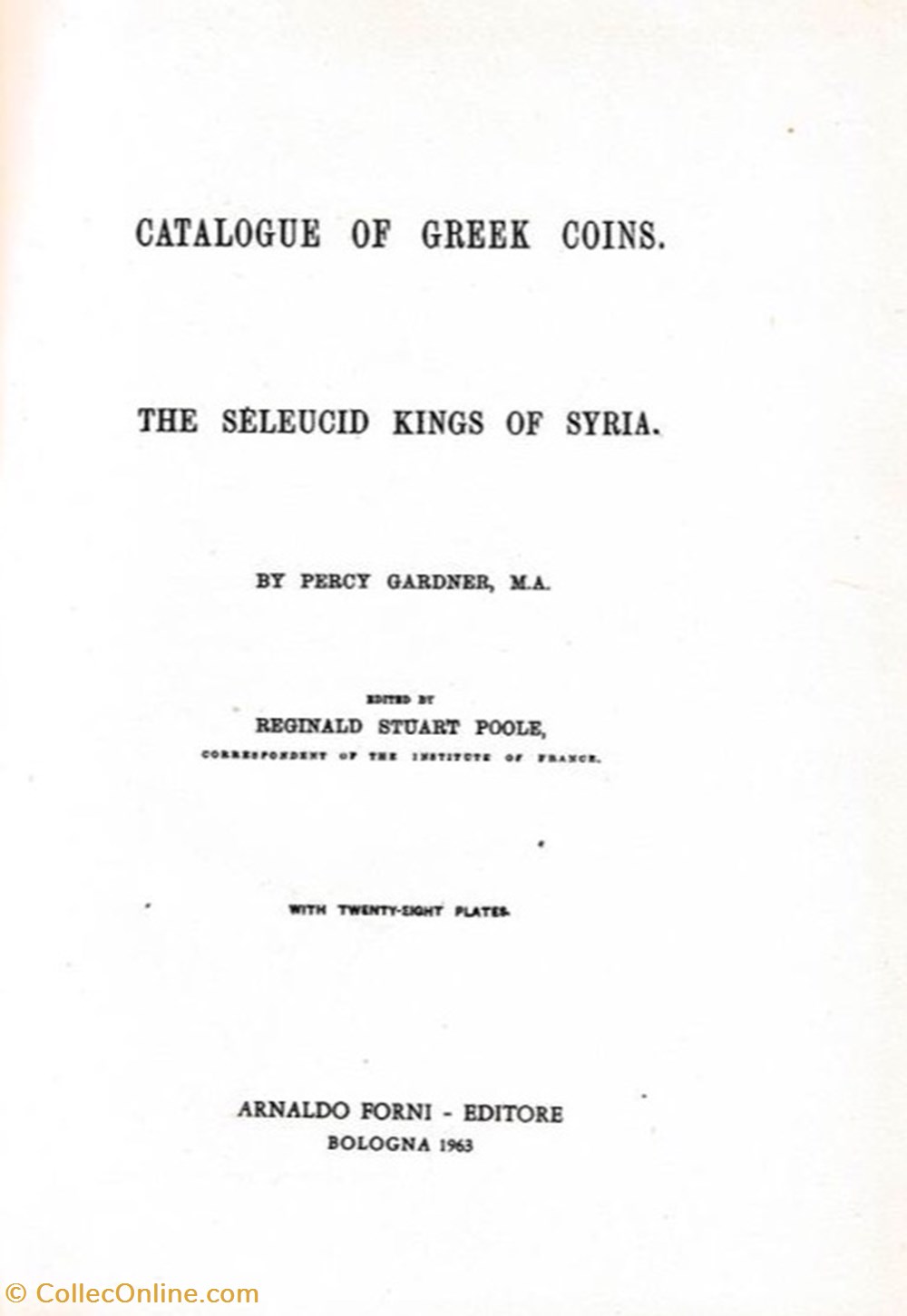 BMC Catalogue of Greek Coins - Seleukid Kings of Syria books identifications bmc catalogue of greek coins seleukid kings of syria