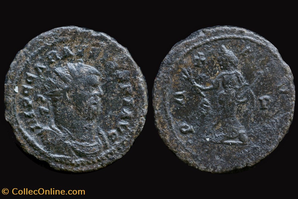 RCV 13640 - Carausius BI Antoninanus, London 292-93 AD coins ancient romans imperial and republican rcv 13640 carausius bi antoninanus london 292 93 ad