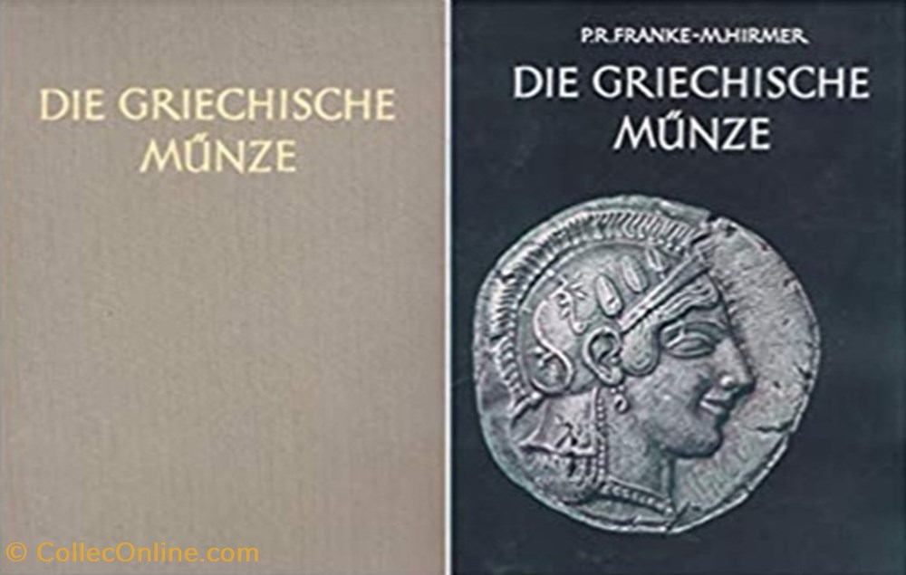 coins books literary work franke hirmer die griechische munze