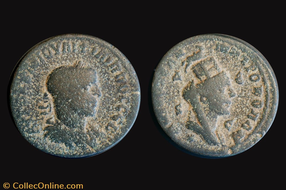 RPC VIII 7495 Phillip I AE30, Antioch coin ancient b to roman provincial rpc viii 7495 phillip i ae30 antioch