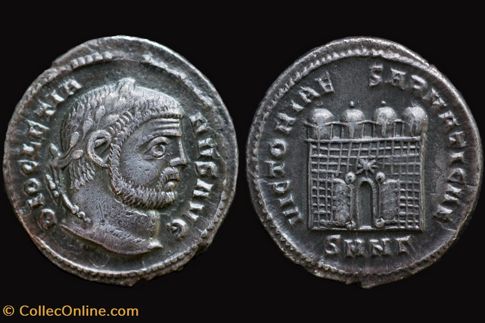 RCV 12616 Diocletian Argentus, Nicomedia 295-96 AD. coins ancient to romans imperial and republican rcv 12616 diocletian argentus nicomedia 295 96 ad