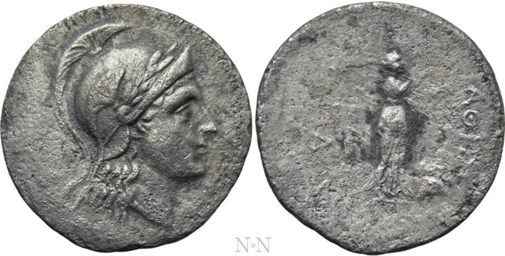 Troas, Ilion Tetradrachm (Circa 188-133 BC). Uncertain magistrate. coins ancient to greek troas ilion tetradrachm circa 188 133 bc uncertain magistrate