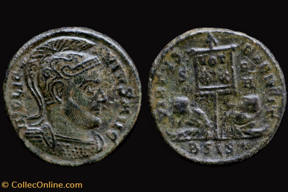 RCV 15376 Licinius I, BI Centenionalis, Siscia 320 AD coins ancient to roman republican imperial rcv 15376 licinius i bi centenionalis siscia 320 ad