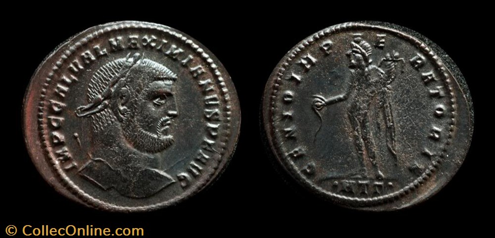 RCV 14513 - Galerius Augustus 305-11 AD. AE Follis, Heraclea 308-10 AD coins ancient to romans imperial and republican rcv 14513 galerius augustus 305 11 ad ae follis heraclea 308 10 ad
