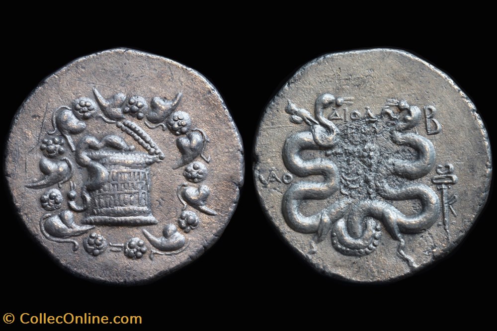 GCV 5149 Phrygia, Laodikeia. Circa 133/88-67 BC. Cistophorus coins ancient greek gcv 5149 phrygia laodikeia circa 133 88 67 bc cistophorus