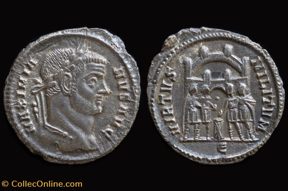 RCV 13098 Maximianus Argenteus, Siscia 294/95 AD coins ancient to romans imperial and republican rcv 13098 maximianus argenteus siscia 294 95 ad