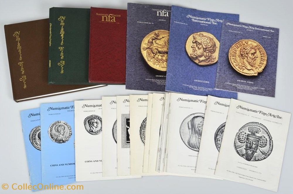 coins books numismatic fine arts catalogs