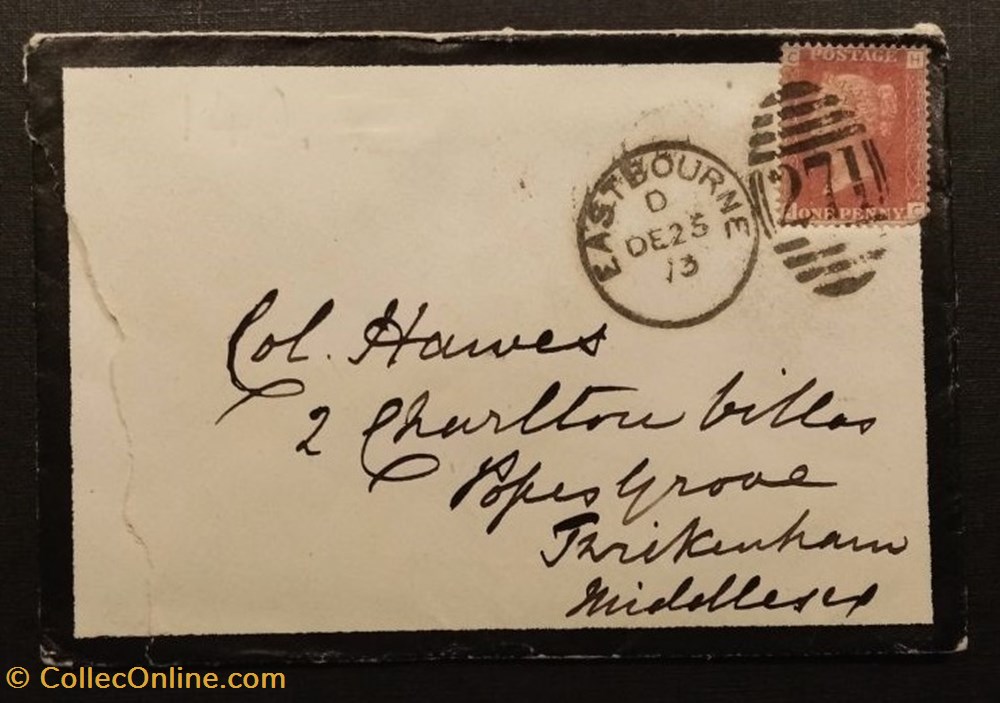 postcards europe united kingdom 4 england letters 1873 one penny red