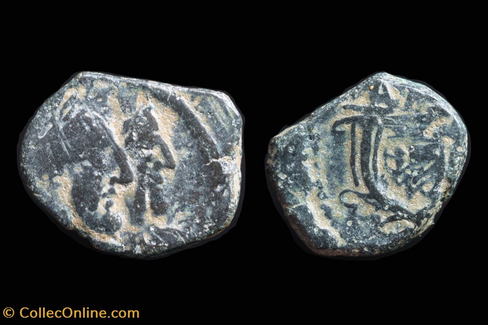 Nabataean Kingdom. Petra. AE16, Aretas IV 9 BC-AD 40. coins antique to other ancient nabataean kingdom petra ae16 aretas iv 9 bc ad 40