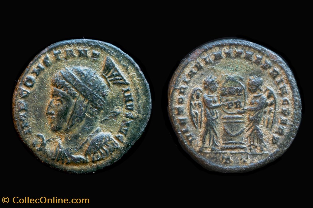coins ancient to romans imperial and republican rcv 16300 constantine i bi centenionalis ticinum 318 19 ad
