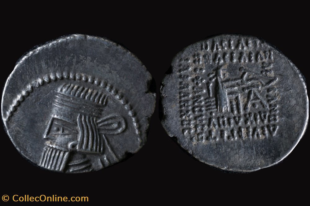Parthia - Artabanos II, 10-38 AD, Sellwood 63.6 coin ancient c to elymai parthian and sassanid parthia artabanos ii 10 38 ad sellwood 63 6