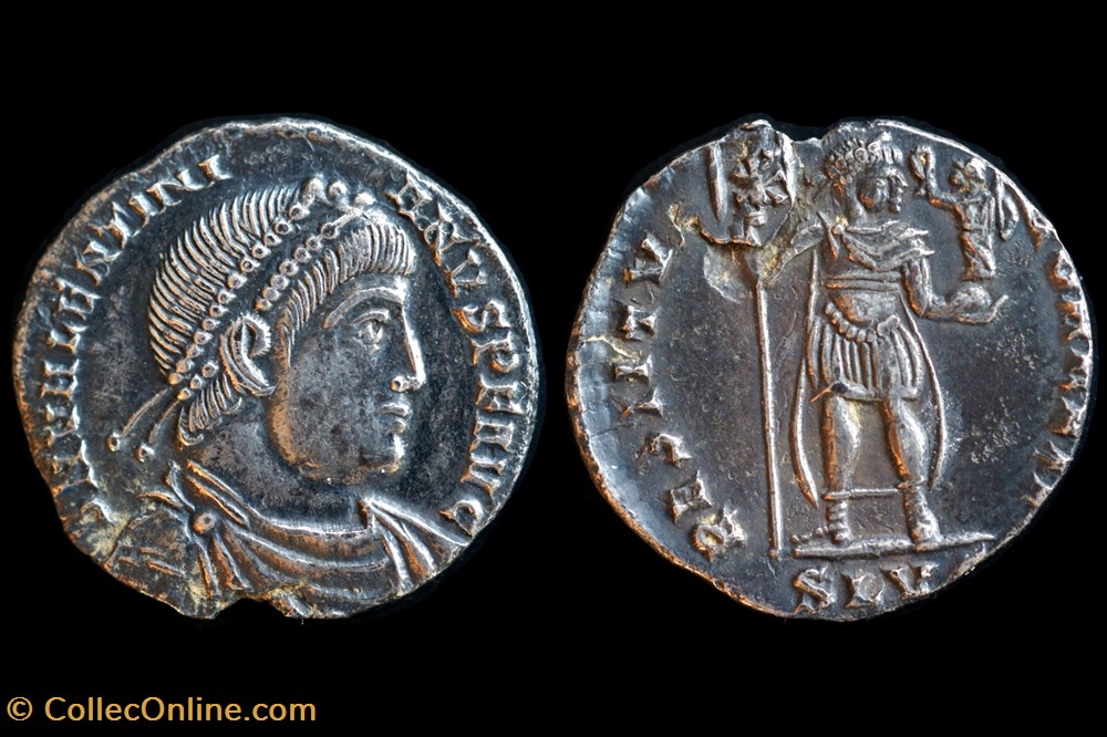 RCV 19364 Valentinian I, 364-75 AD. Lugdunum AR Siliqua, 364-367 AD. coins ancient to romans imperial and republican rcv 19364 valentinian i 364 75 ad lugdunum ar siliqua 364 367 ad