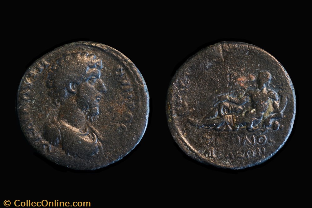 RPC IV.2 0362 Lucius Verus, Aiolis, Aegai coin ancient b to roman provincial rpc iv 2 0362 lucius verus aiolis aegai