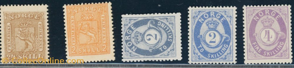 stamps europe norway nk 10 20