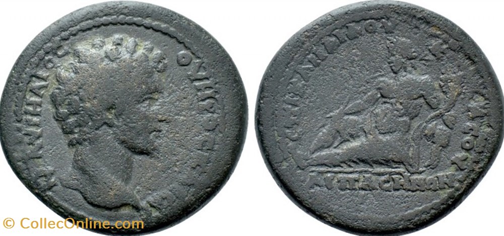 RPC IV.2 0897 Marcus Aurelius, Caria coin ancient b to roman provincial rpc iv 2 0897 marcus aurelius caria