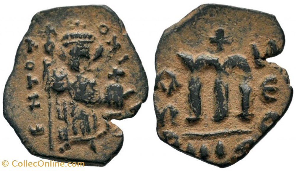 coins islamic to arab byzantine fals 7th century ad