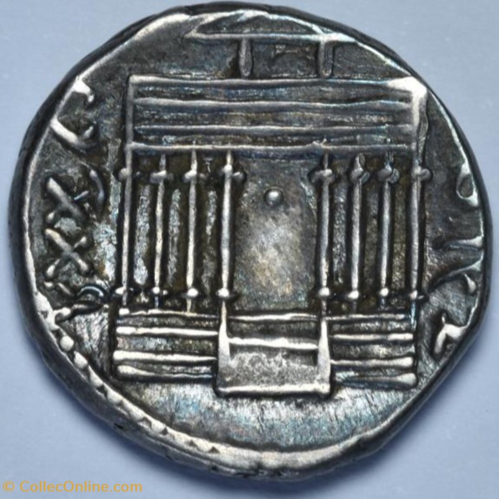 Mauretania and Numidia, Juba I, d. 46 BC coins ancient to romans provincial mauretania and numidia juba i d 46 bc