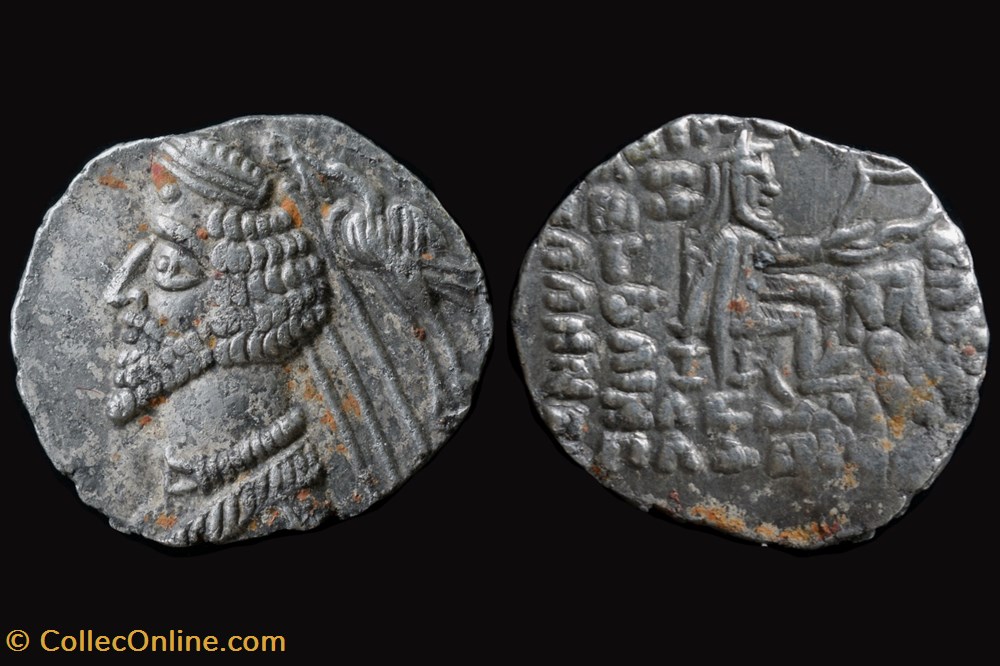 Parthia - Phraates IV, 38-2 BC, Sellwood 52,17 coin antique to elymai parthian and sassanid parthia phraates iv 38 2 bc sellwood 52 17