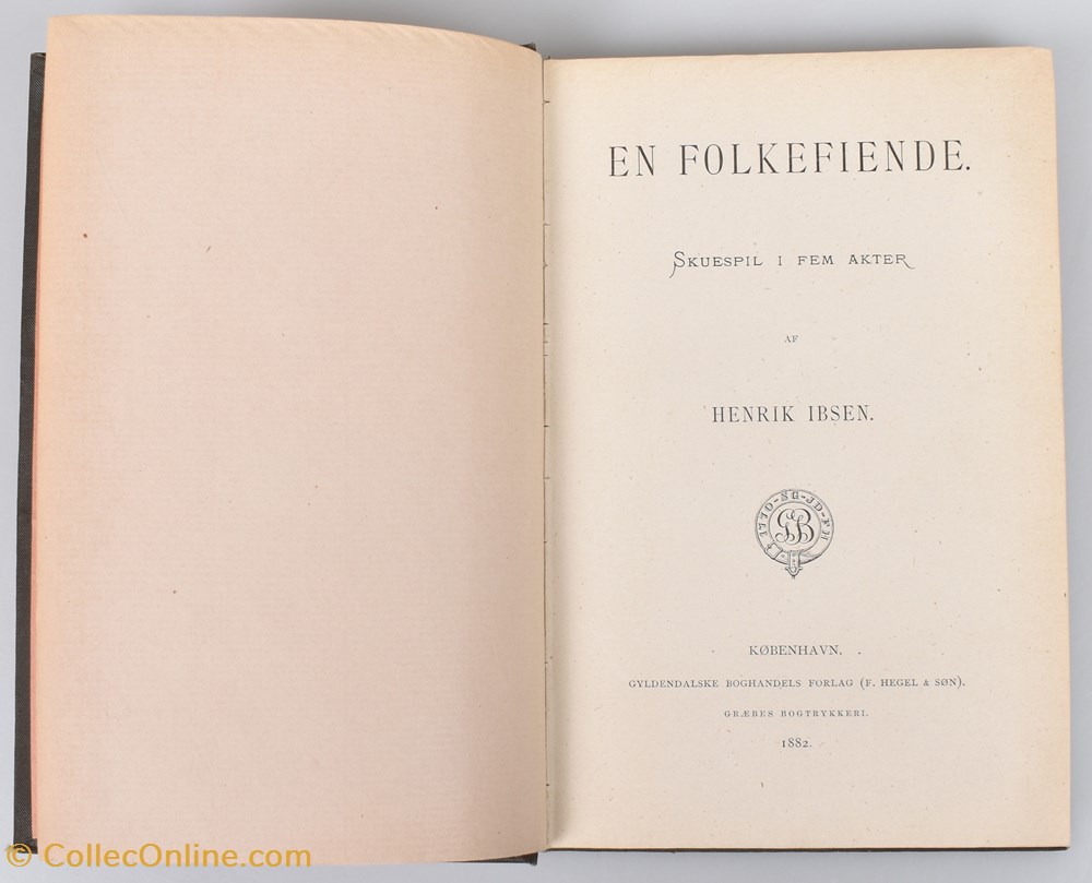 books comics magazines ibsen henrik en folkefiende christiania 1882