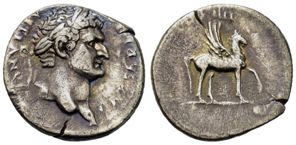 coins ancient to romans imperial and republican rcv 2637 domitian caesar 69 81 ar denarius circa 77 78 ad