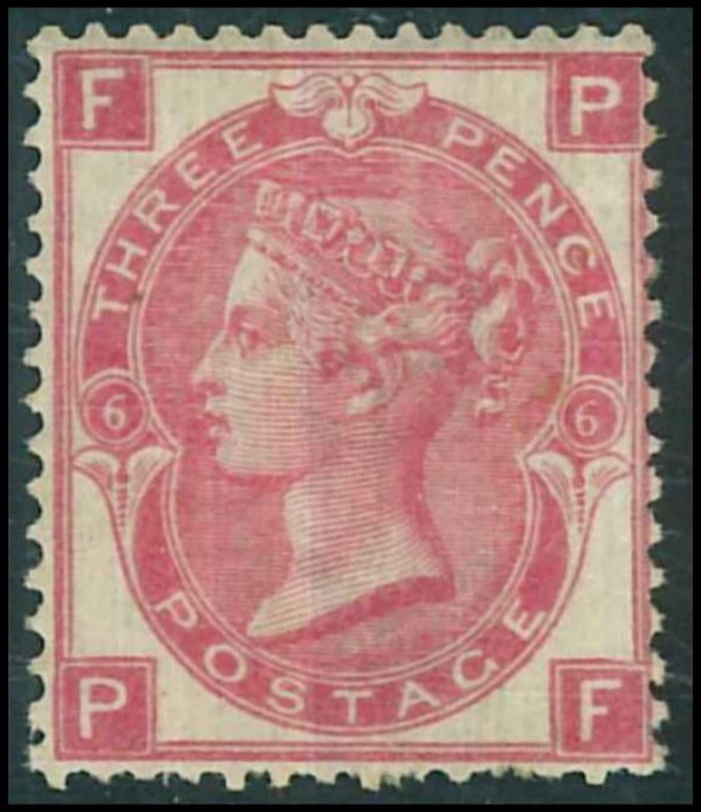stamps europe united kingdom sg 103 1867 3d rose pl 6