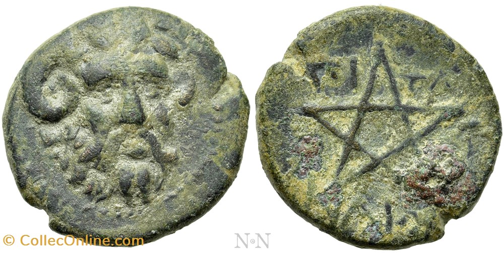 GCV 3981 Pitane, Mysia, AE16, 4th-3rd century BC. coins ancient to greek gcv 3981 pitane mysia ae16 4th 3rd century bc