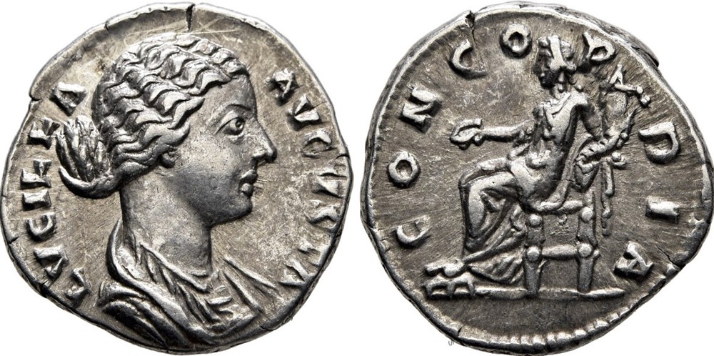 RCV 5480 Lucilla AR Denarius coins ancient to romans imperial and republican rcv 5480 lucilla ar denarius