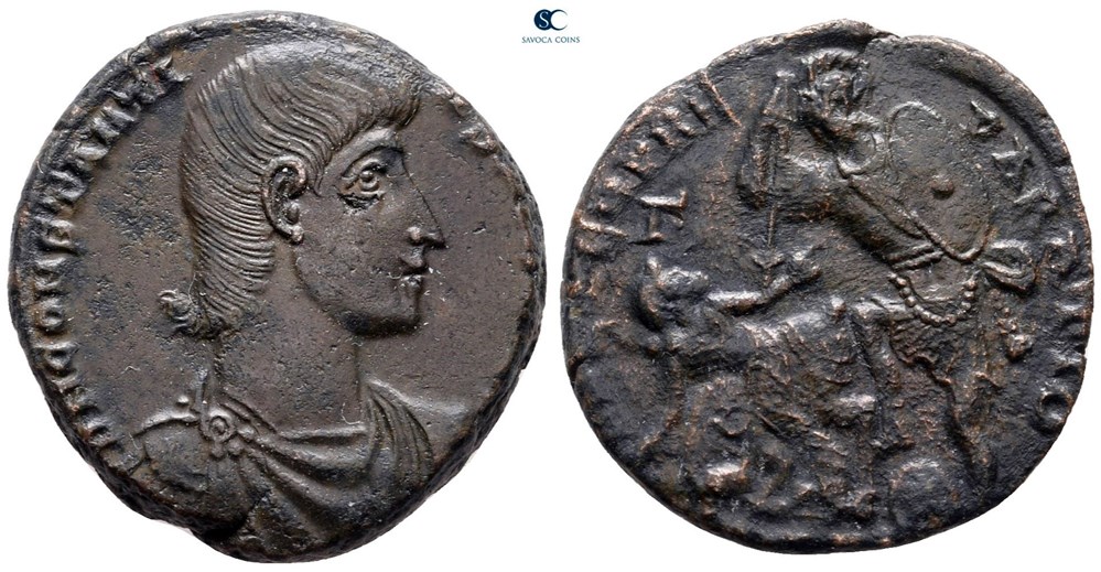 coins ancient to romans imperial and republican rcv 18994 constantius gallus bi maiorina