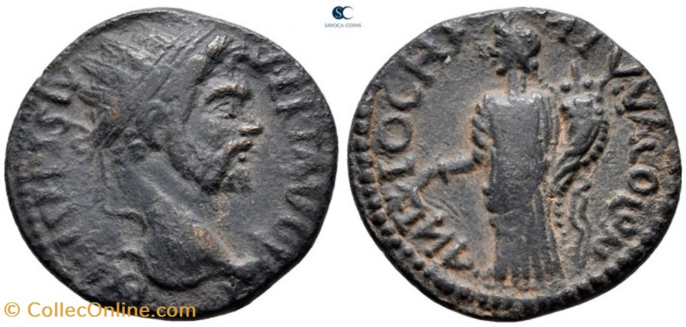 RPC V Septimius Severus AE 22mm of Antioch in Pisidia coins ancient to romans provincial rpc v septimius severus ae 22mm of antioch in pisidia