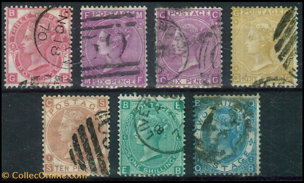 stamps europe united kingdom sg 100 150 1867 3d two shilling