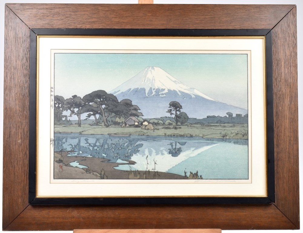 Hiroshi Yoshida, "Suzukawa", ca. 1935. art antiquities etchings engravings wood engraving hiroshi yoshida suzukawa ca 1935