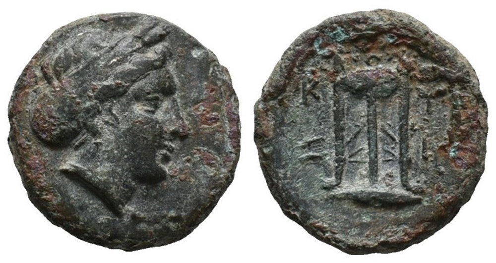 GCV 3861 Mysia, Kyzikos. AE30, 3rd century BC. coins ancient to greek gcv 3861 mysia kyzikos ae30 3rd century bc