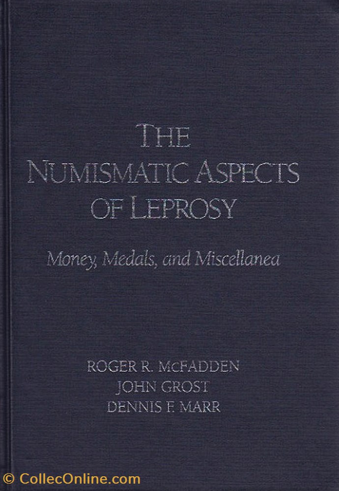 coins books literary work mcfadden grost marr the numismatic aspects of leprosy