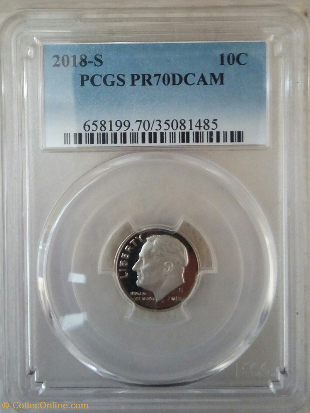 coins 2018 s pr 70dcam 10c