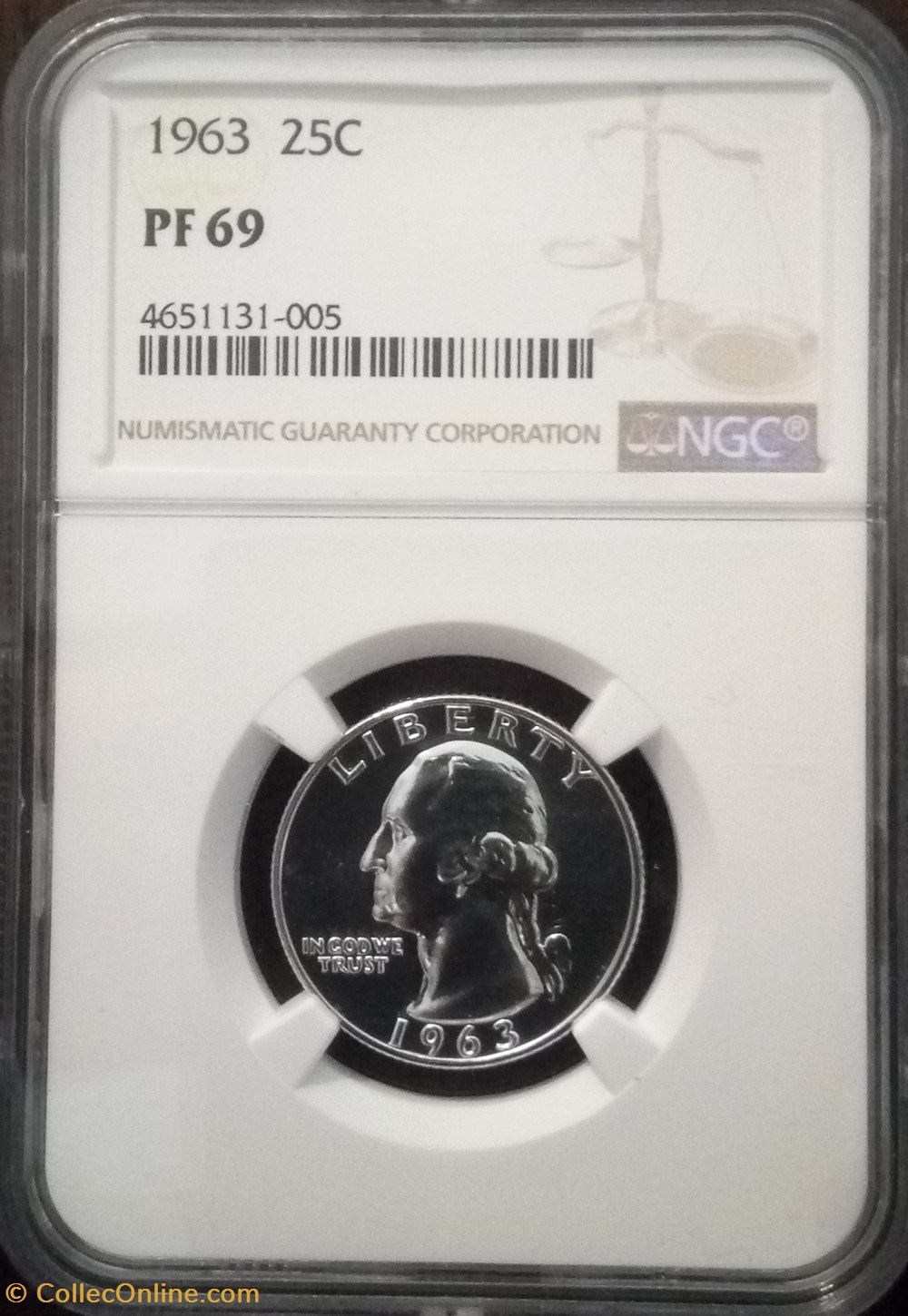 1963 PR-69 25C 2 coins 1963 pr 69 25c