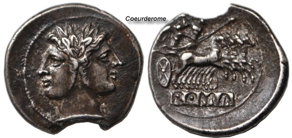 monnaies antiques romaines imperiales et republicaines didrachme republique romaine anonymes