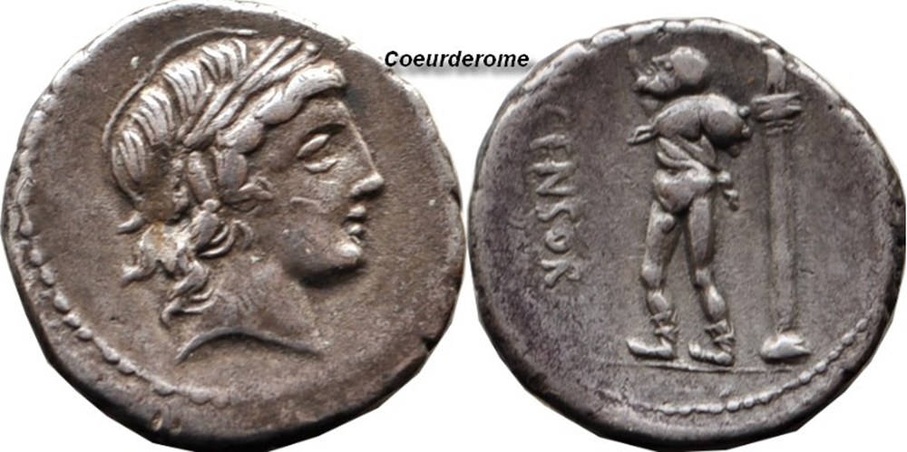 monnaies antiques romaines imperiales et republicaines denier de la republique romaine marcia