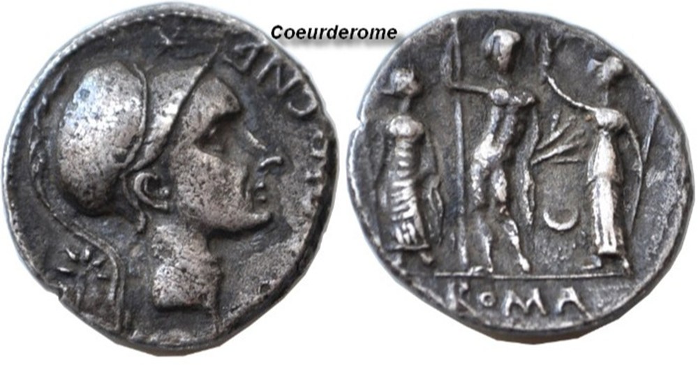 monnaies antiques romaines imperiales et republicaines denier de la republique romaine cornelia