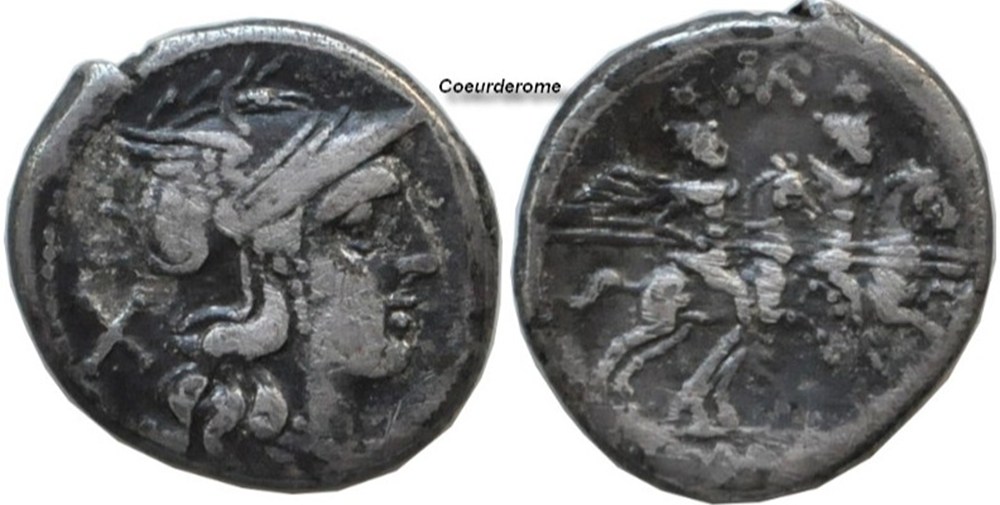 monnaies antiques romaines imperiales et republicaines denier de la republique romaine anonymes