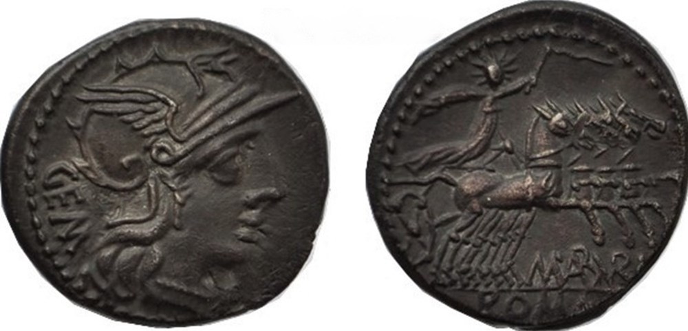 monnaies antiques romaines imperiales et republicaines denier de la republique romaine aburia