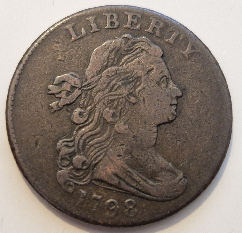 Etats-Unis : 1 cent "Draped Bust" 1798 monnaies etats unis 1 cent draped bust 1798