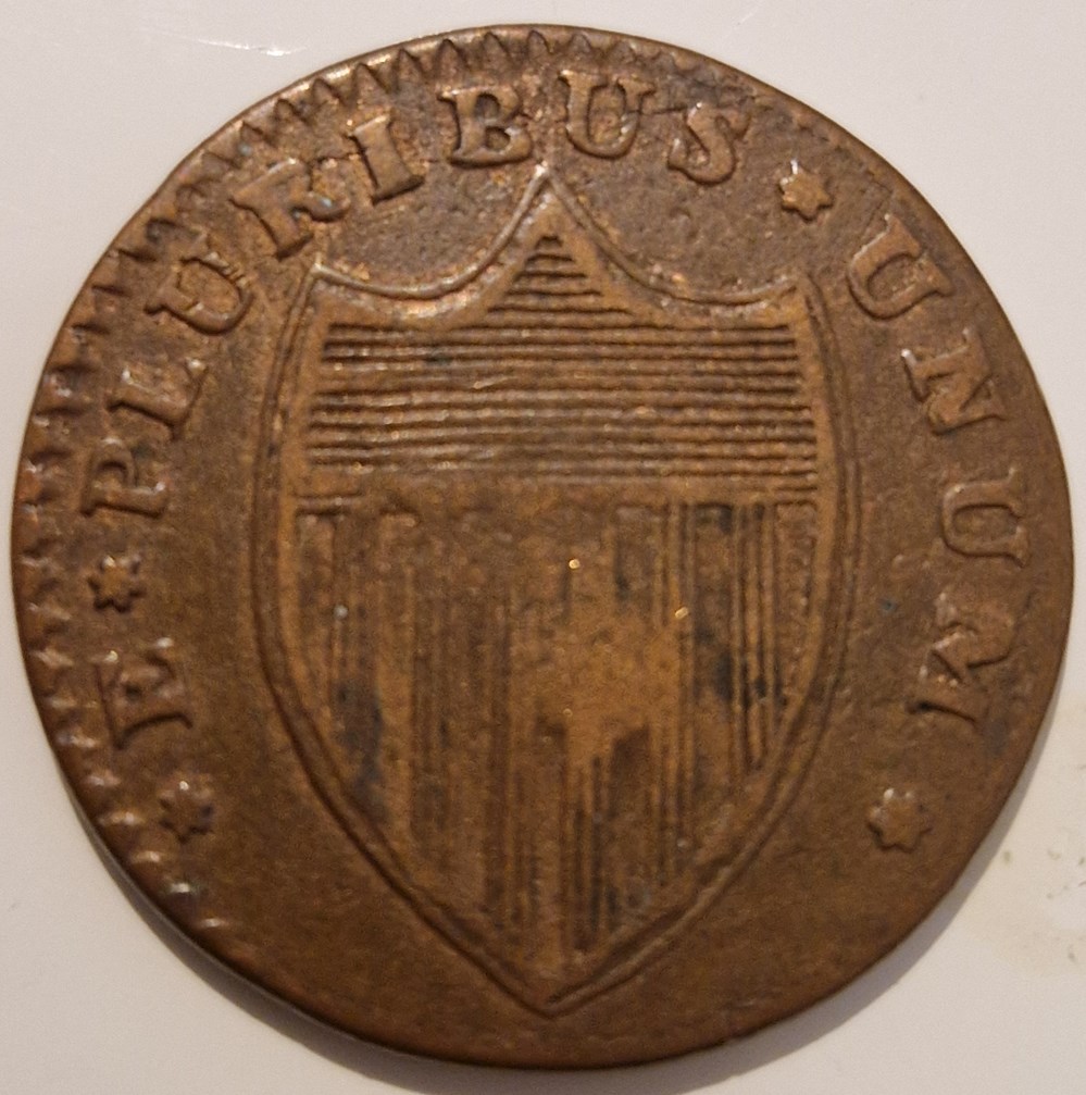 Territoire pré-fédéral New Jersey- 1 cent 1787 monnaies territoire pre federal new jersey 1 cent 1787
