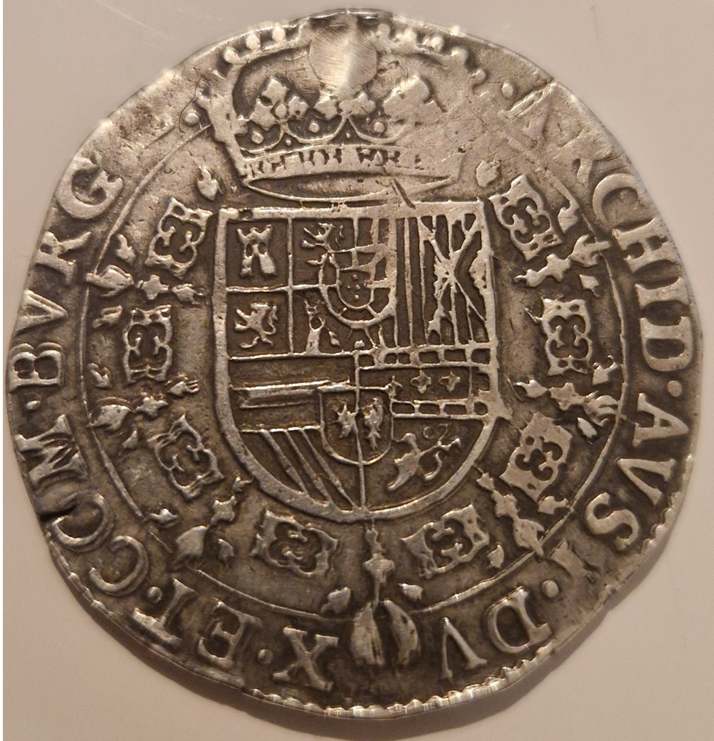 Patagon 1634 Philippe IV Dole -Comté de Bourgogne monnaies patagon 1634 philippe iv dole comte de bourgogne