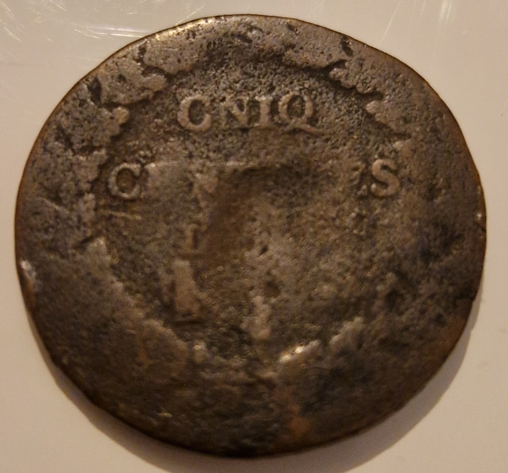 5 centimes Dupré Grand module an 5 Limoges variété CNIQ monnaies 5 centimes dupre grand module an 5 limoges variete cniq