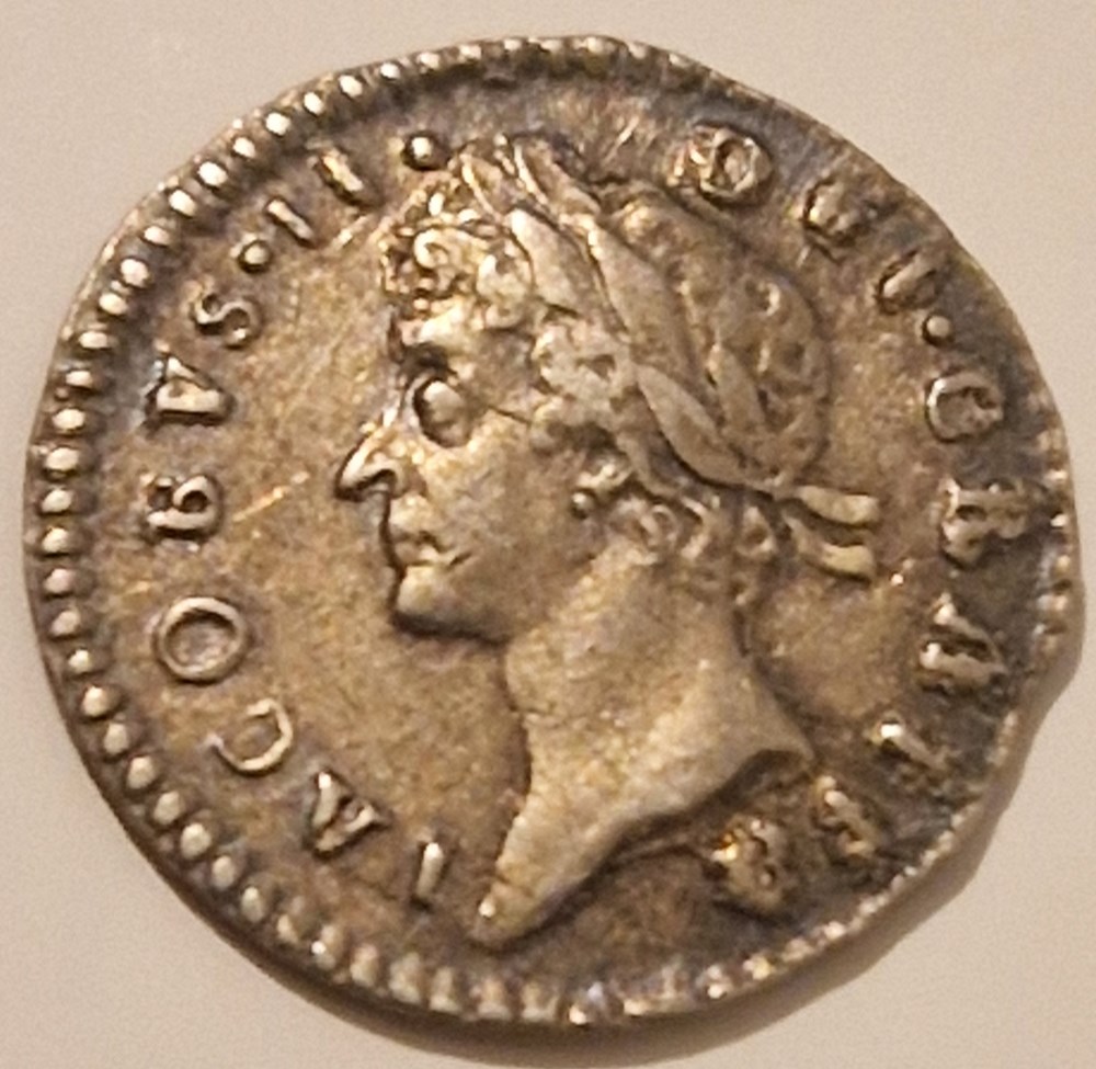 Angleterre :1 Penny - James II 1688 monnaies angleterre 1 penny james ii 1688