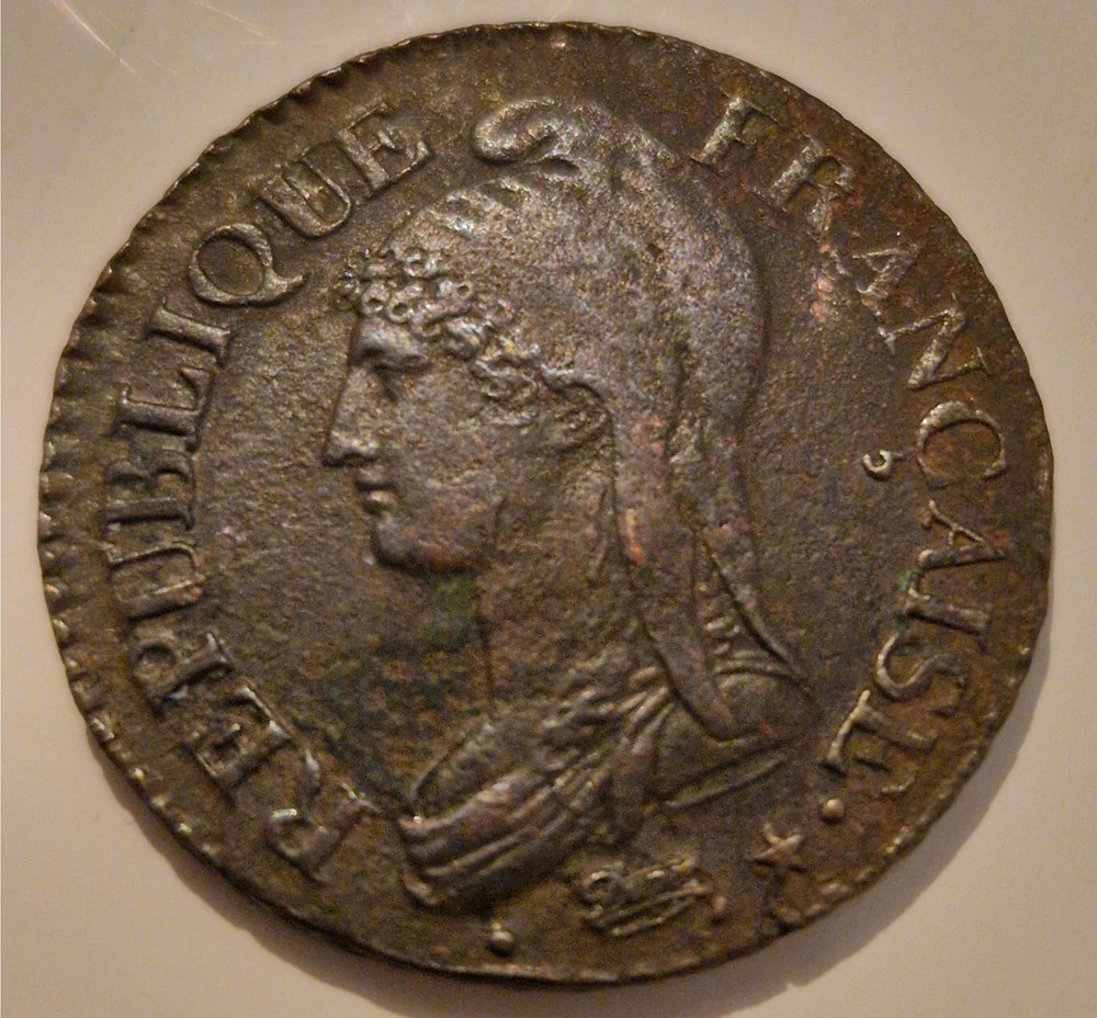 5 centimes Dupré Grand module an 5 Metz monnaies 5 centimes dupre grand module an 5 metz