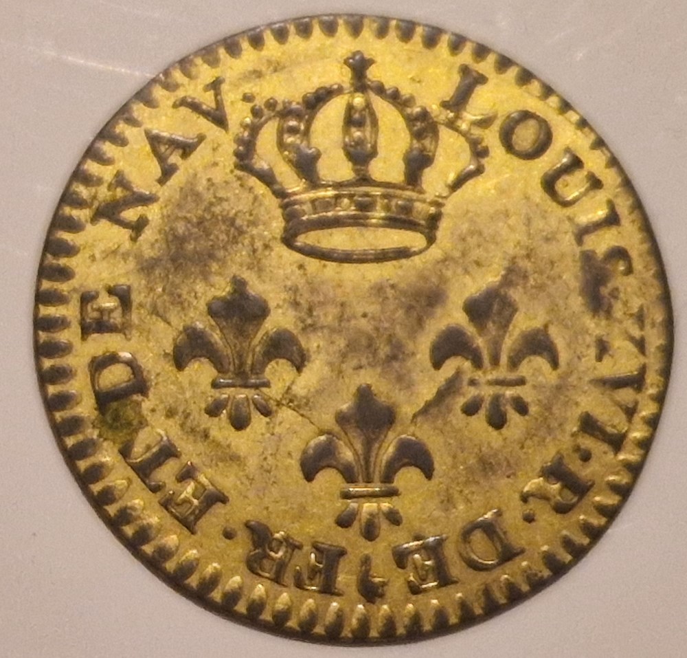 Louis XVI- 2 sous Colonie de Cayenne 1789 monnaies louis xvi 2 sous colonie de cayenne 1789