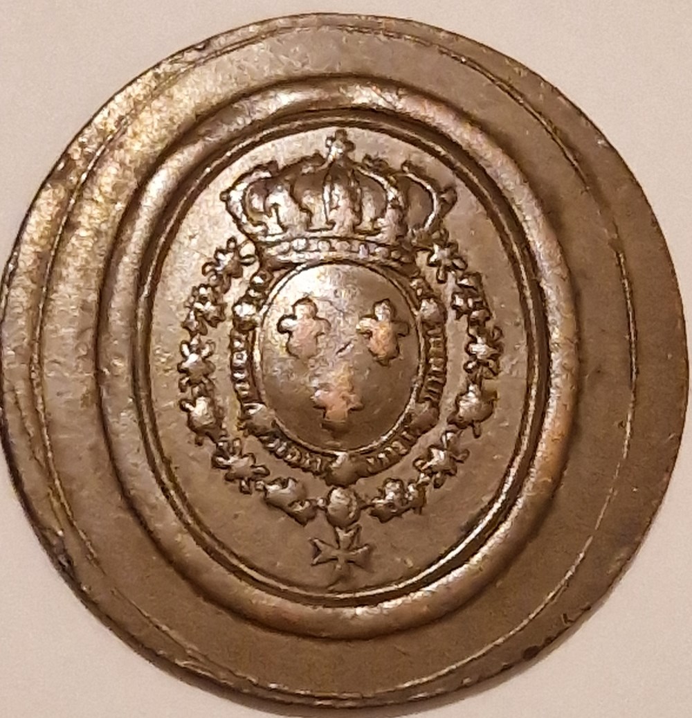 Louis XV Jeton de commerce pour la Guadeloupe monnaies louis xv jeton de commerce pour la guadeloupe